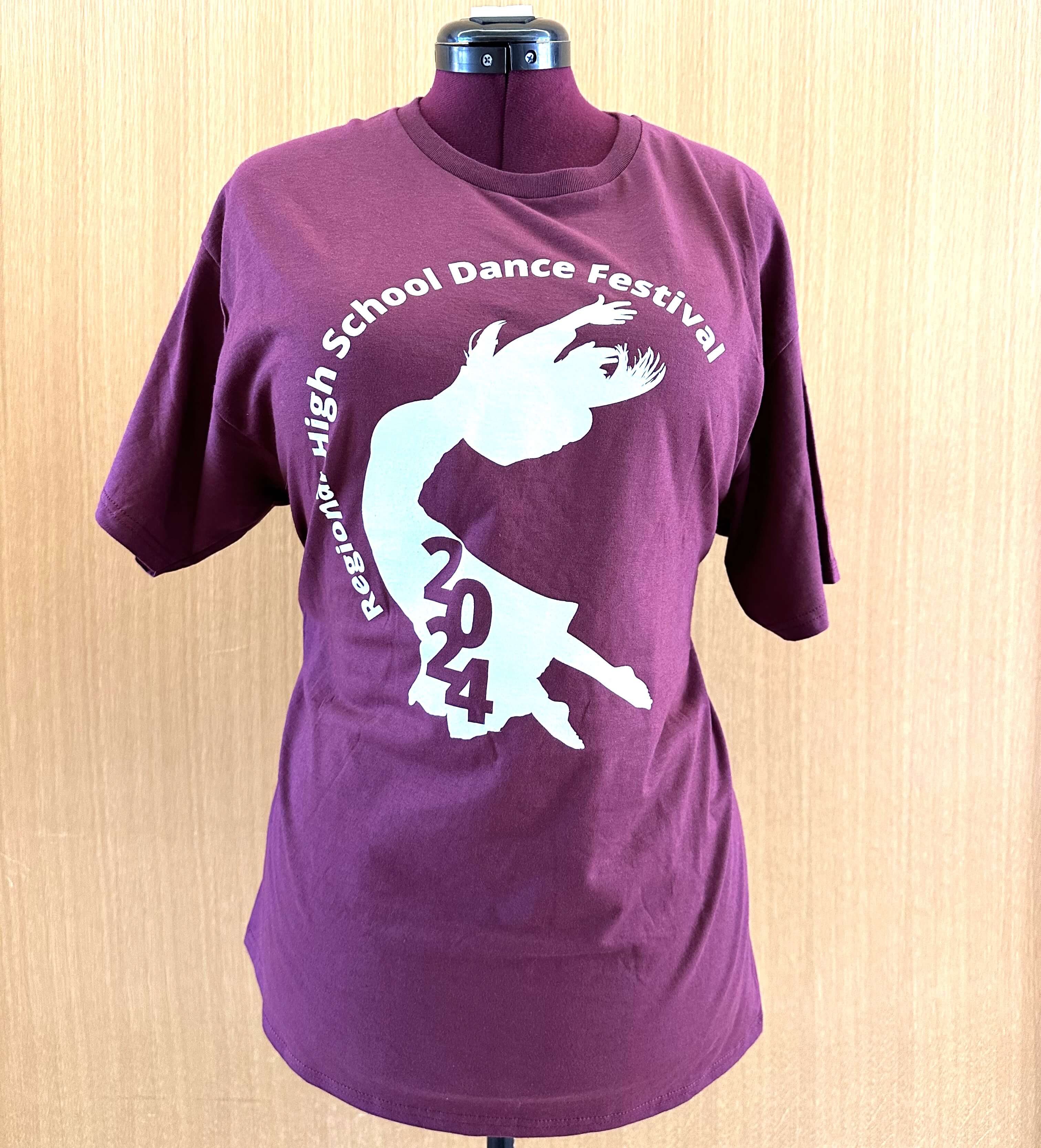 Regional High School Dance Festival Tee - 2024 Edition - Maroon