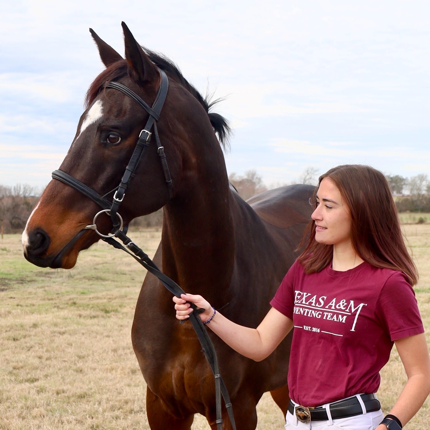 TAMU Eventing Maroon T-Shirt