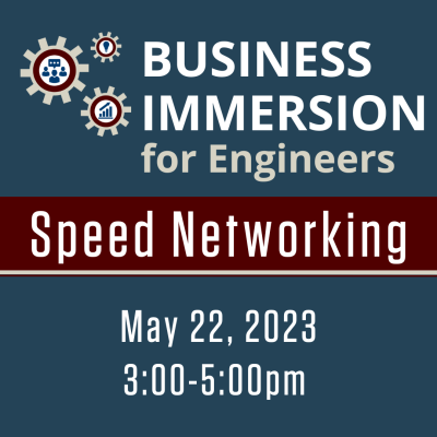 Business Immersion - Speed Networking