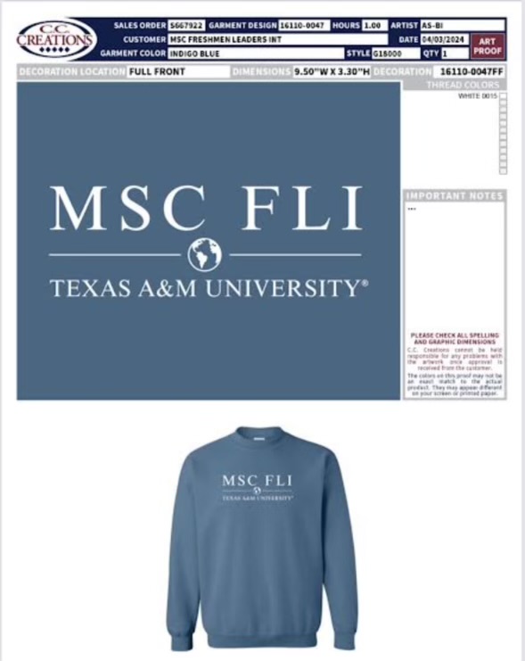 MSC FLI Sweatshirt