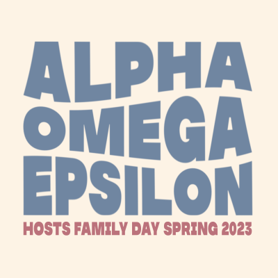 Alpha Omega Epsilon Family Day Shirt
