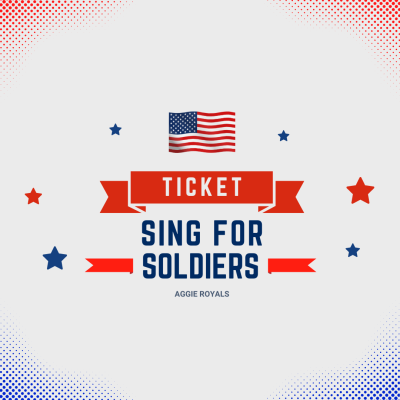 Sing for Soliders' General Administration Ticket