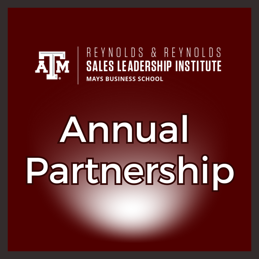Reynolds and Reynolds Sales Leadership Institute Annual Partnership