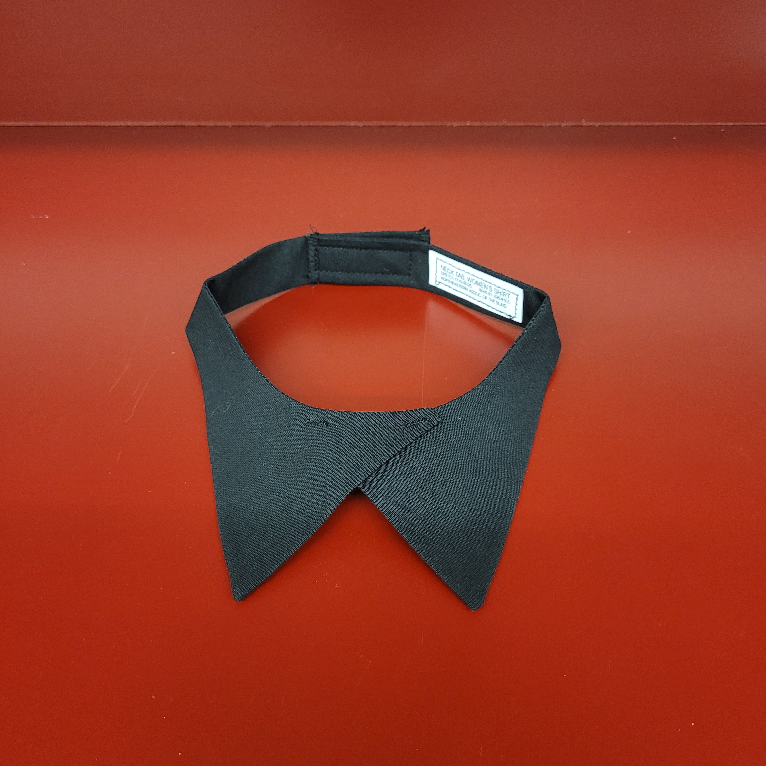 Tie, Black, Tab Collar