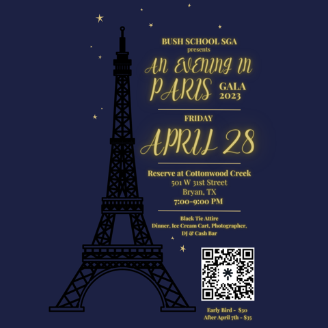 Bush School Gala 2023 Ticket (Early Bird)