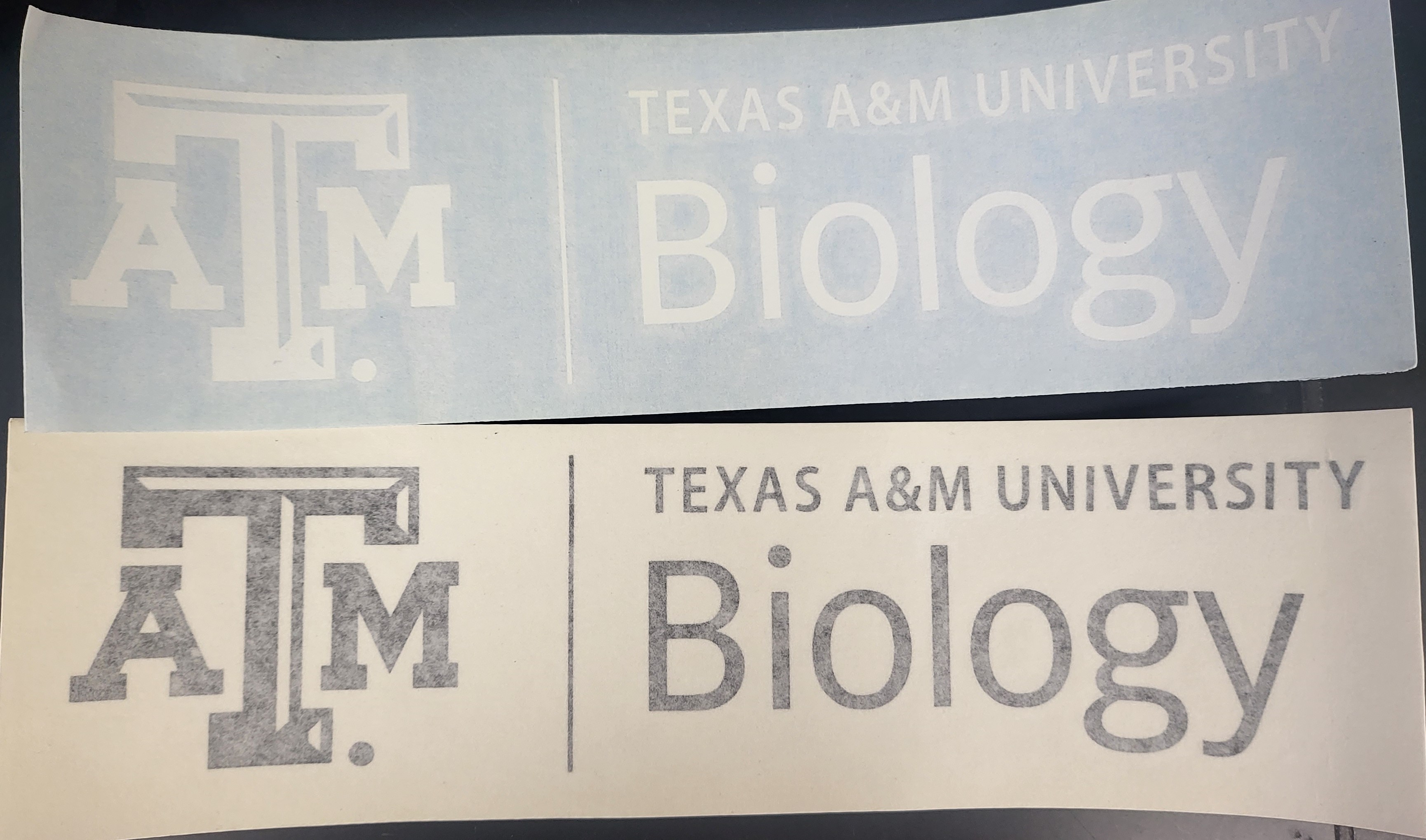 TAMU Biology Car Stickers