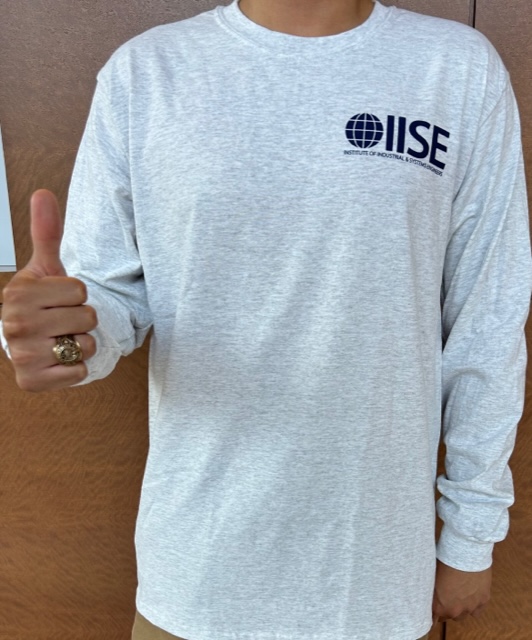 IISE Light Gray Long Sleeve Shirt