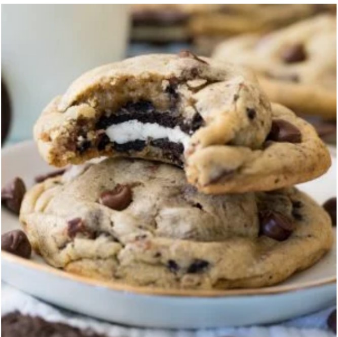 Holiday on the Quad - Oreo Stuffed Chocolate Chip Cookies