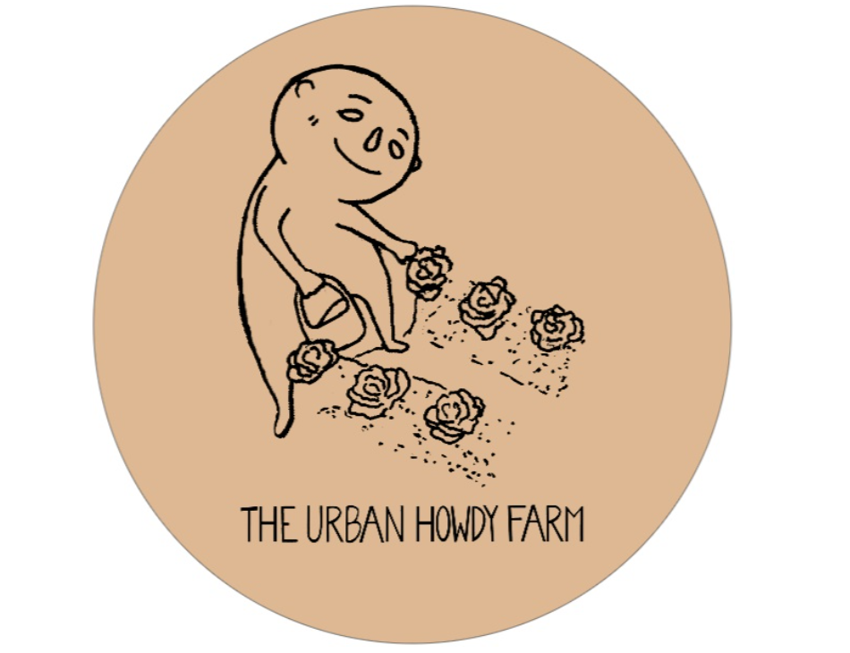 Howdy Farm Farmer 2&quot; Circle Sticker
