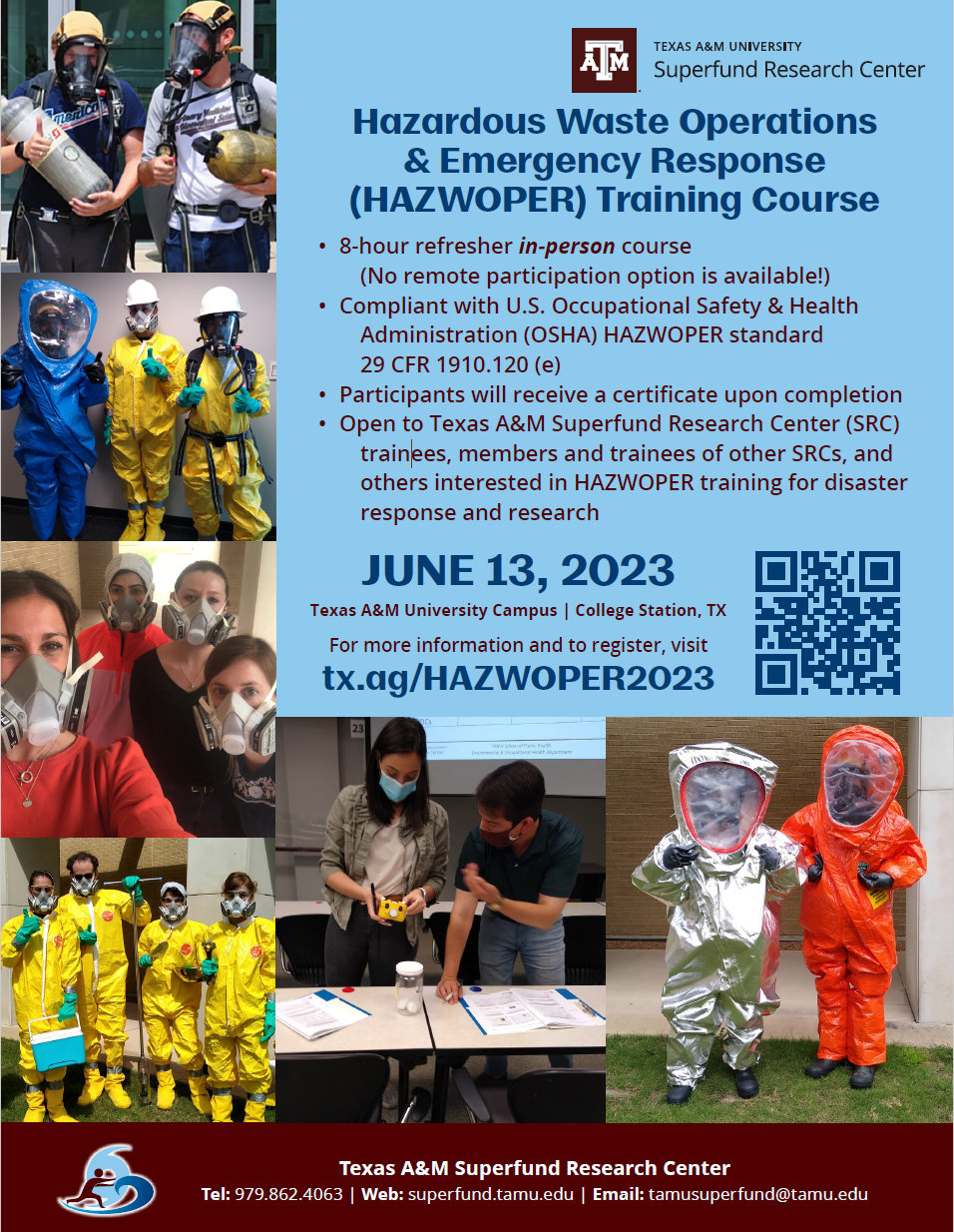 Hazardous Waste Operations &amp; Emergency Response (HAZWOPER) Training Course