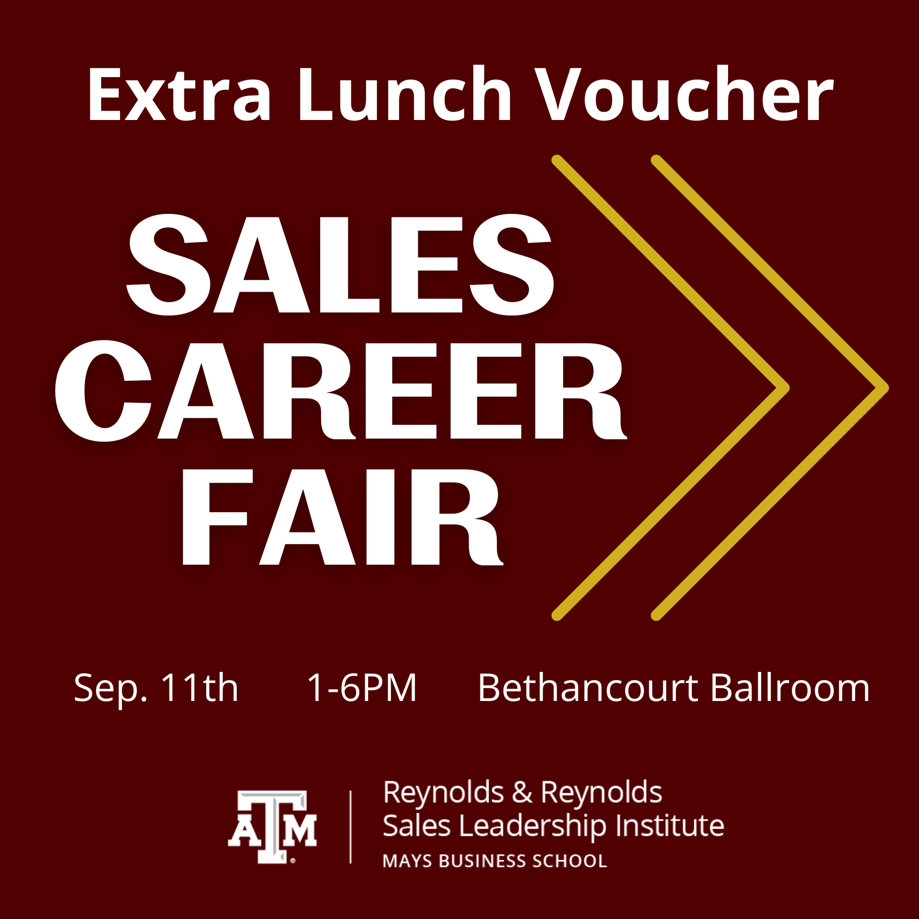 Sales Career Fair Extra Recruiter Lunch