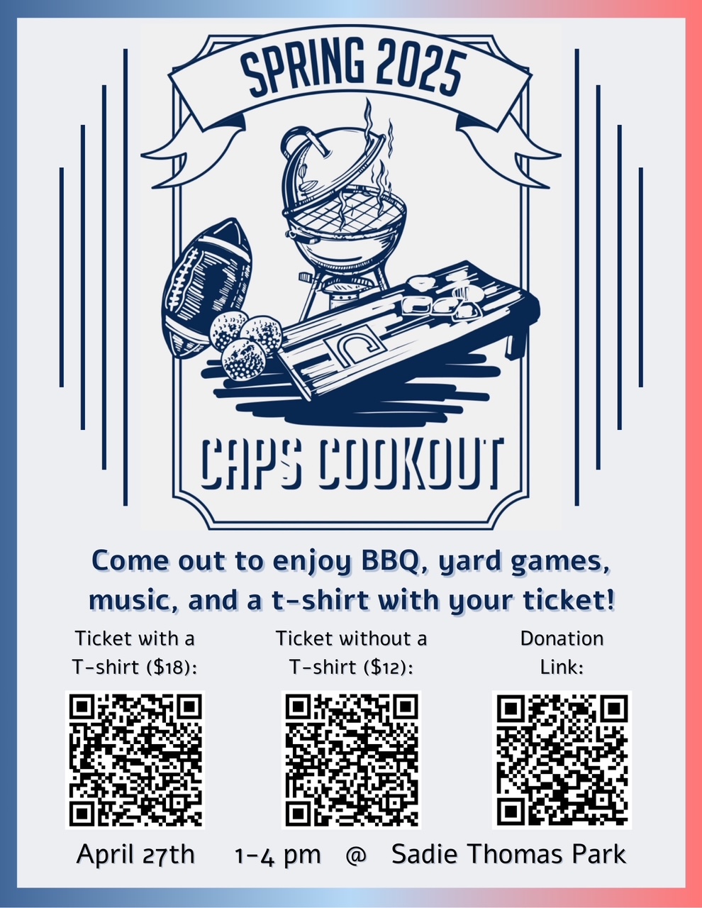 2025 CAPS Cookout Admission Only