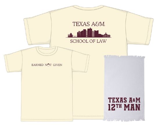 Aggie Law Ring Day T-Shirt &amp; 12th Man Towel