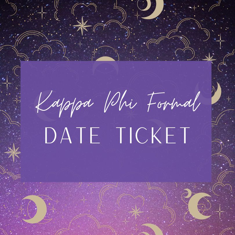 Kappa Phi Formal Date Ticket