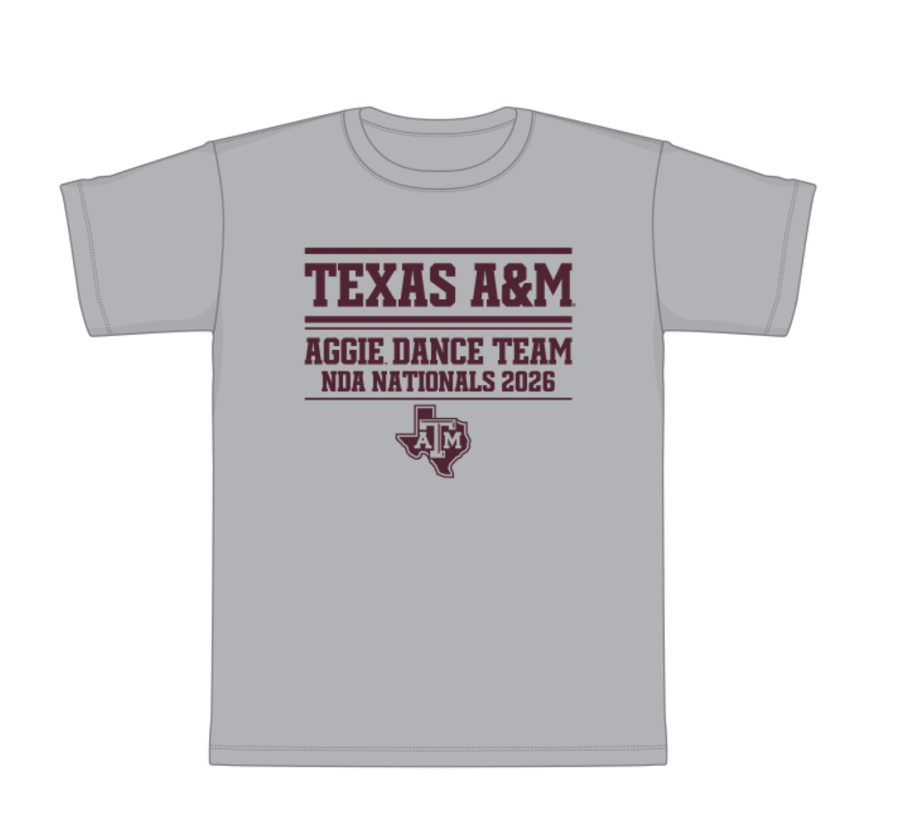 Aggie Dance Team Nationals Shirts