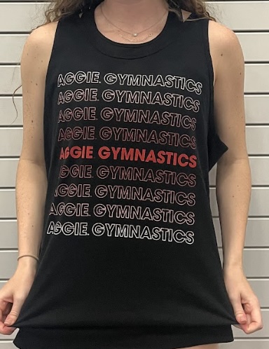 Black TAMU Gymnastics Tank