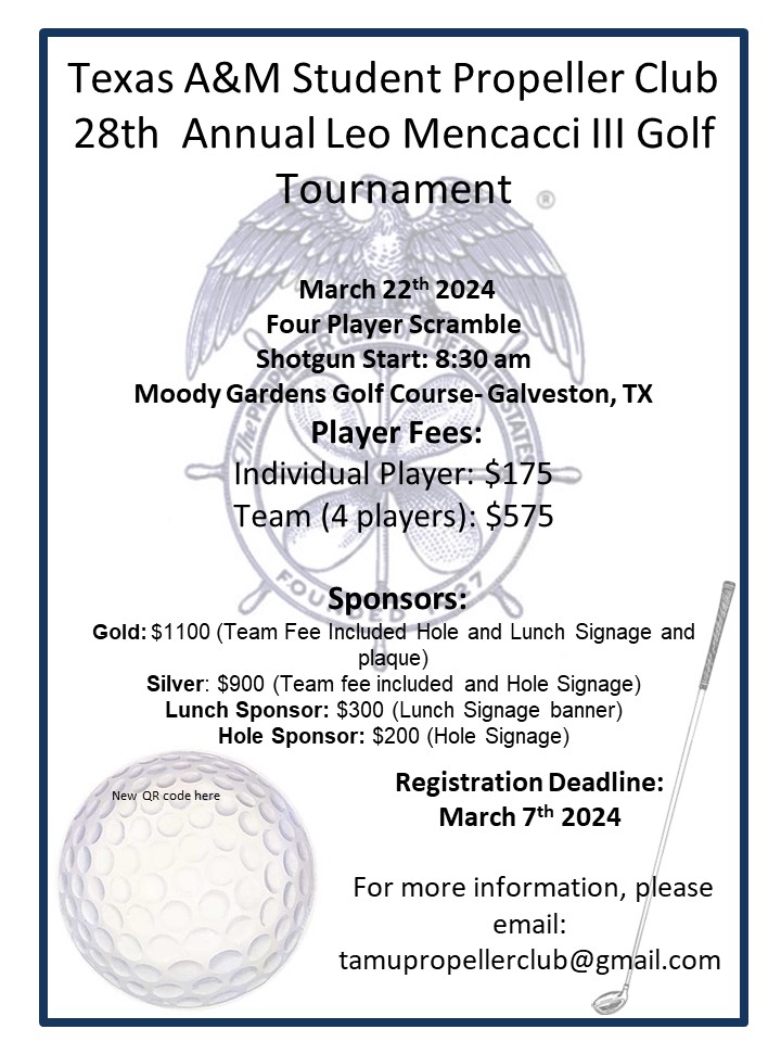 Propeller Club Golf Tournament Sponsorship Products Texas A&M