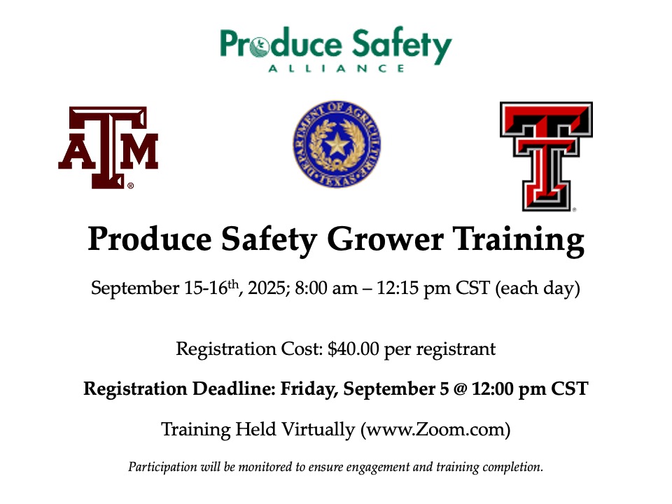 Produce Safety Growers Training
