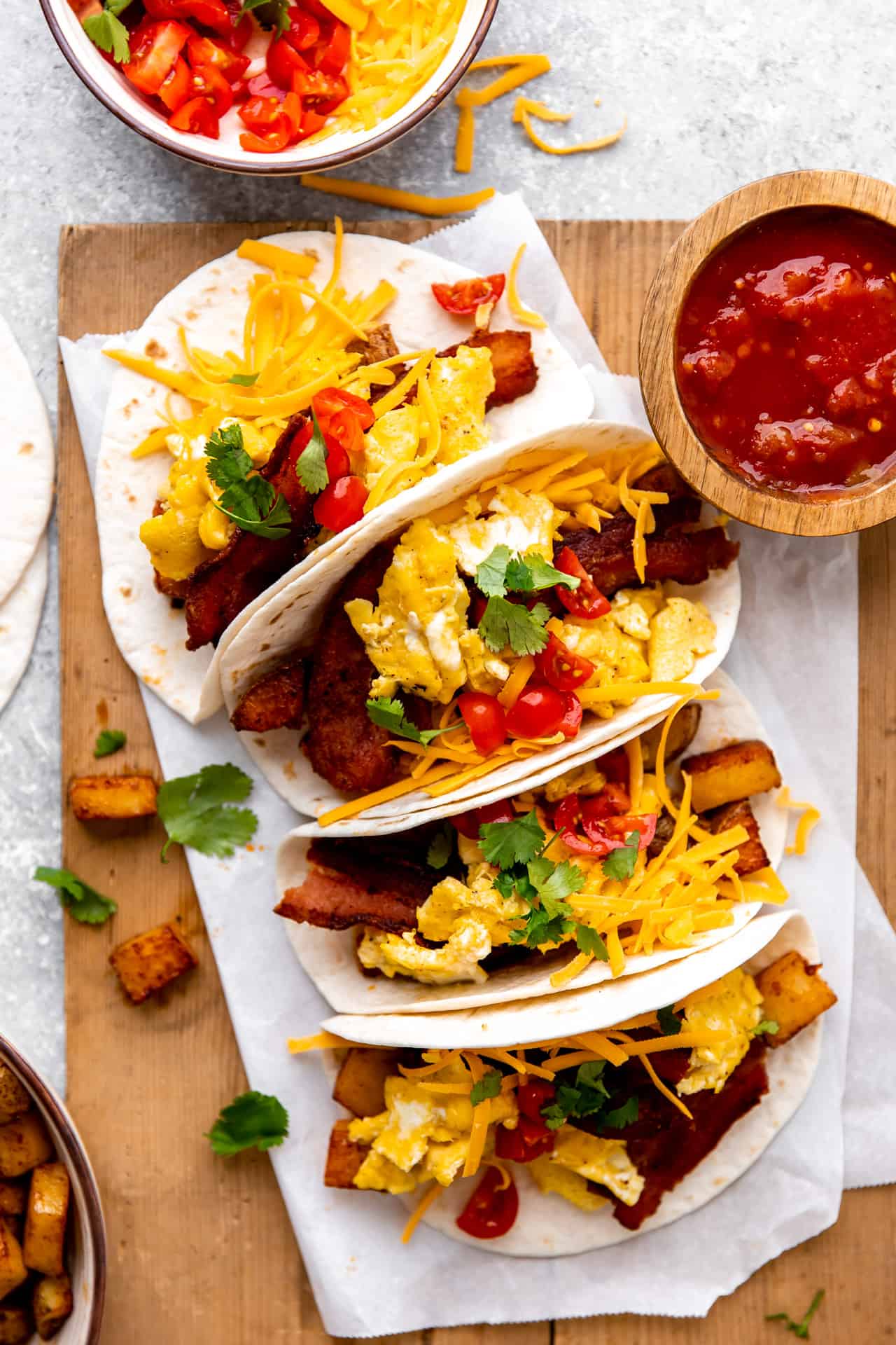 Breakfast Tacos and Coffee