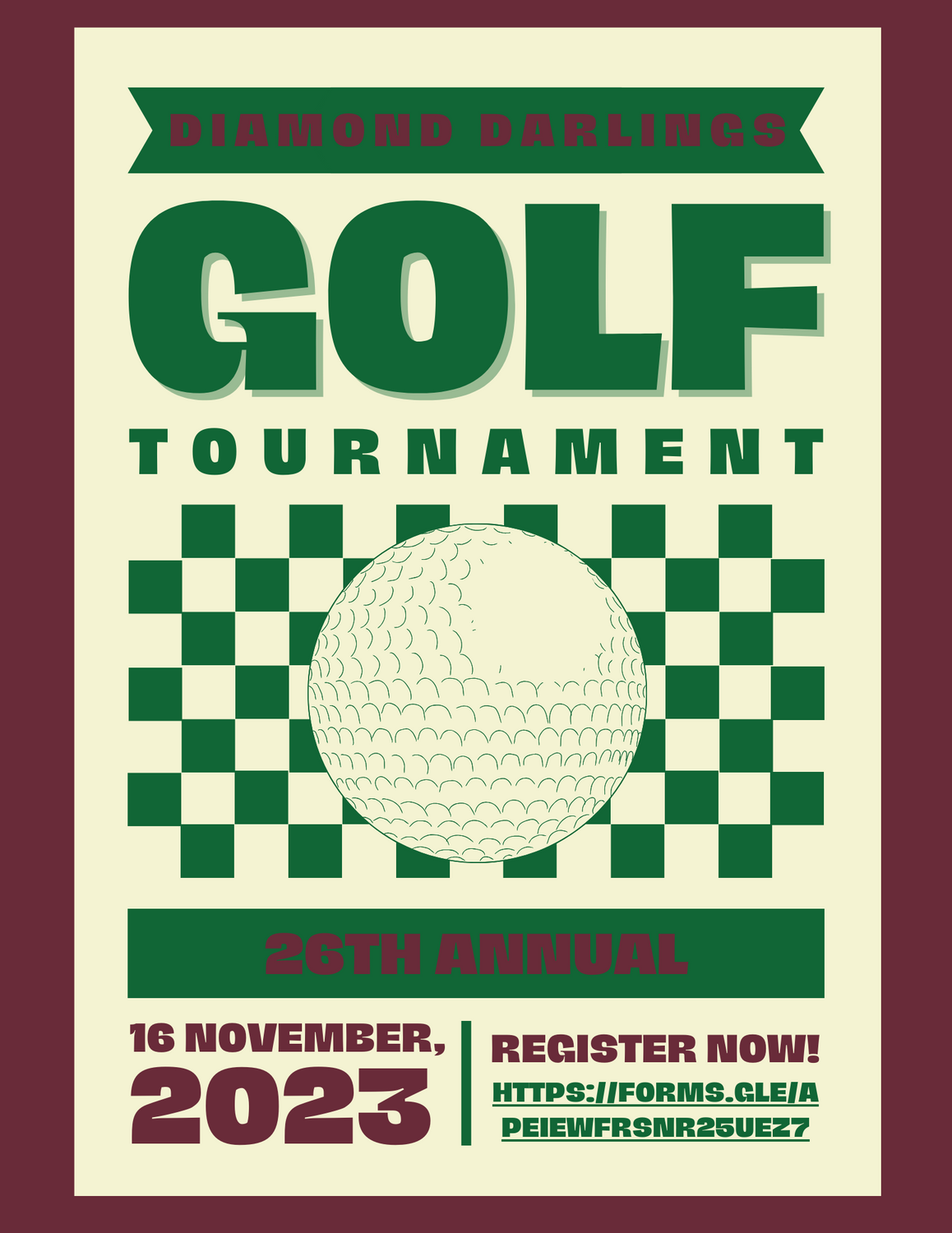 Golf Tournament Player Entry Fee (Student)