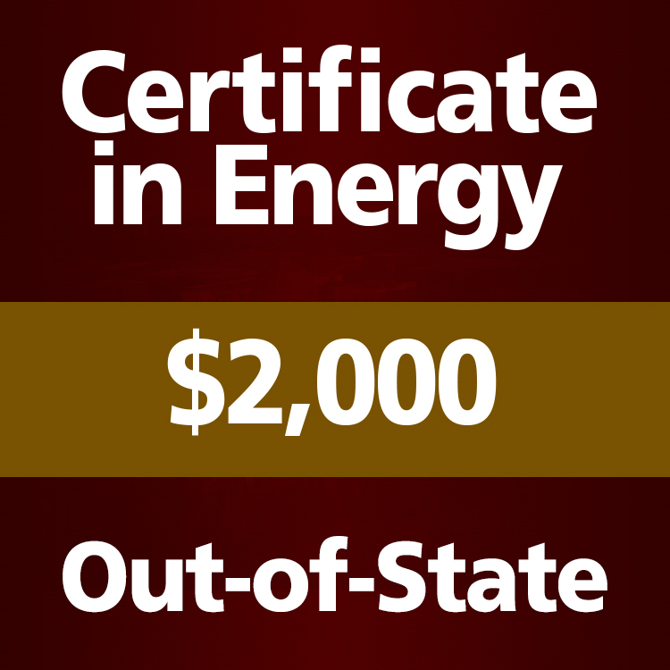 Certificate in Energy - Out-of-State - 2000