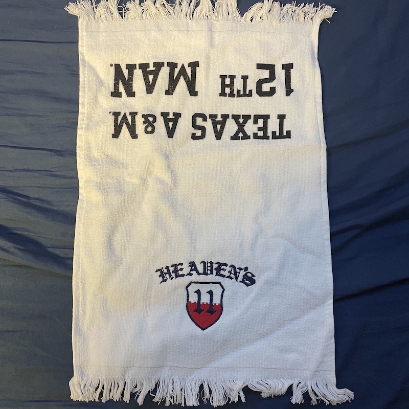 Heaven's 11 12th Man Towel