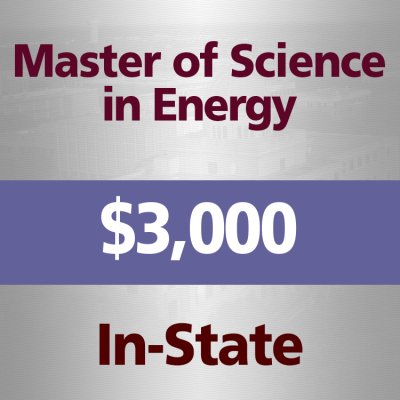 Master of Science in Energy - In-State - 3000