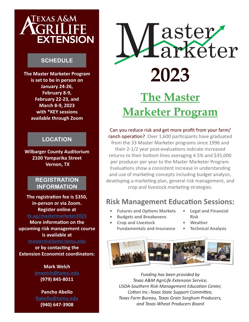 Vernon 2023 Master Marketer Program (January 24-March 9)