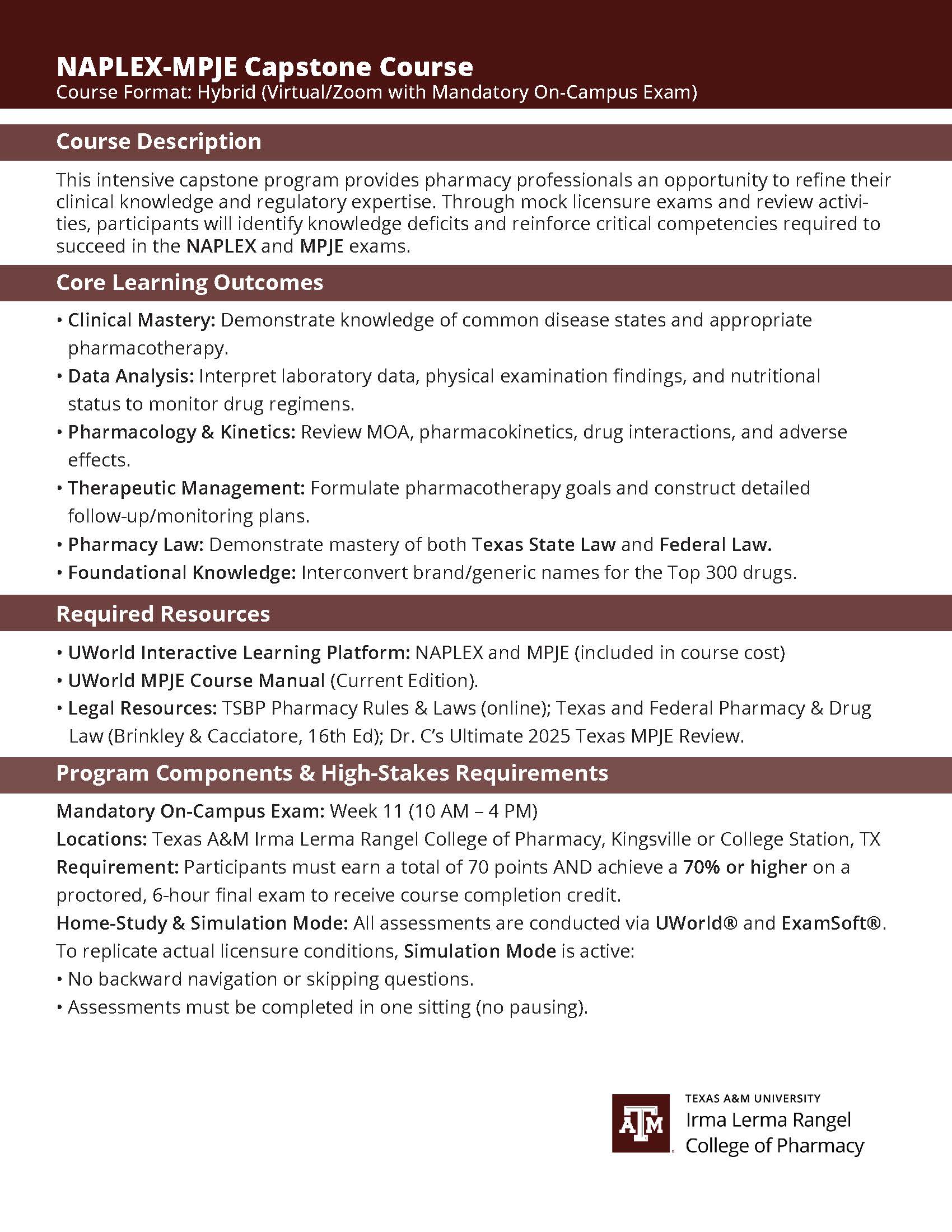 NAPLEX &amp; MPJE Comprehensive Review