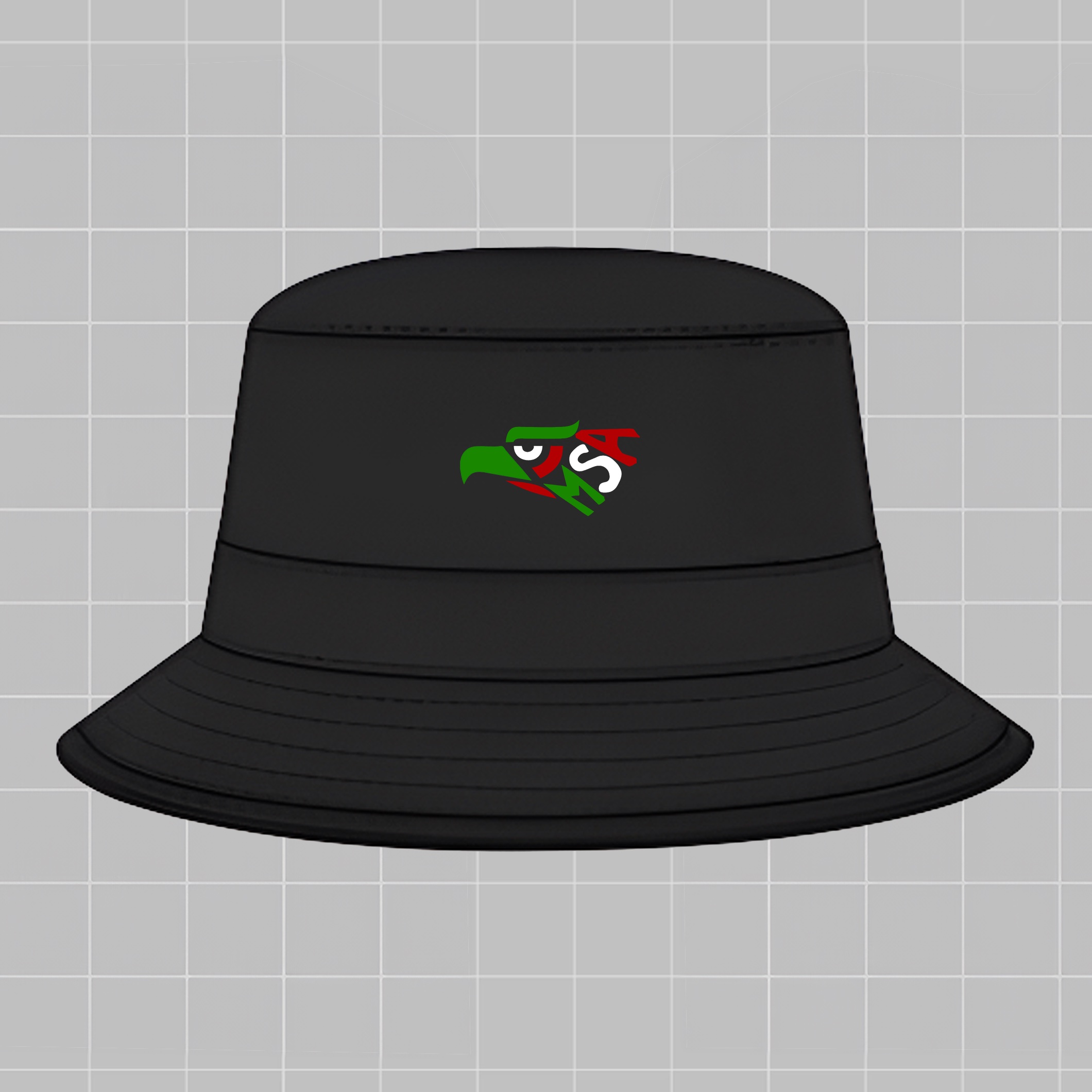 MSA Bucket Hat With Multi-Colored Embroidery