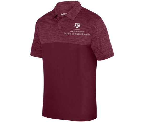 Inventory- In Stock- SPH  Augusta Shadow Tonal Heather Polo Mens