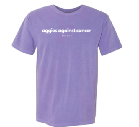 Purple Aggies Against Cancer T-Shirt