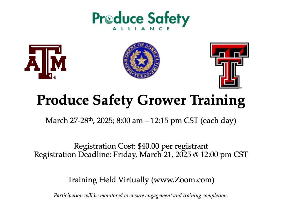 Produce Safety Growers Training