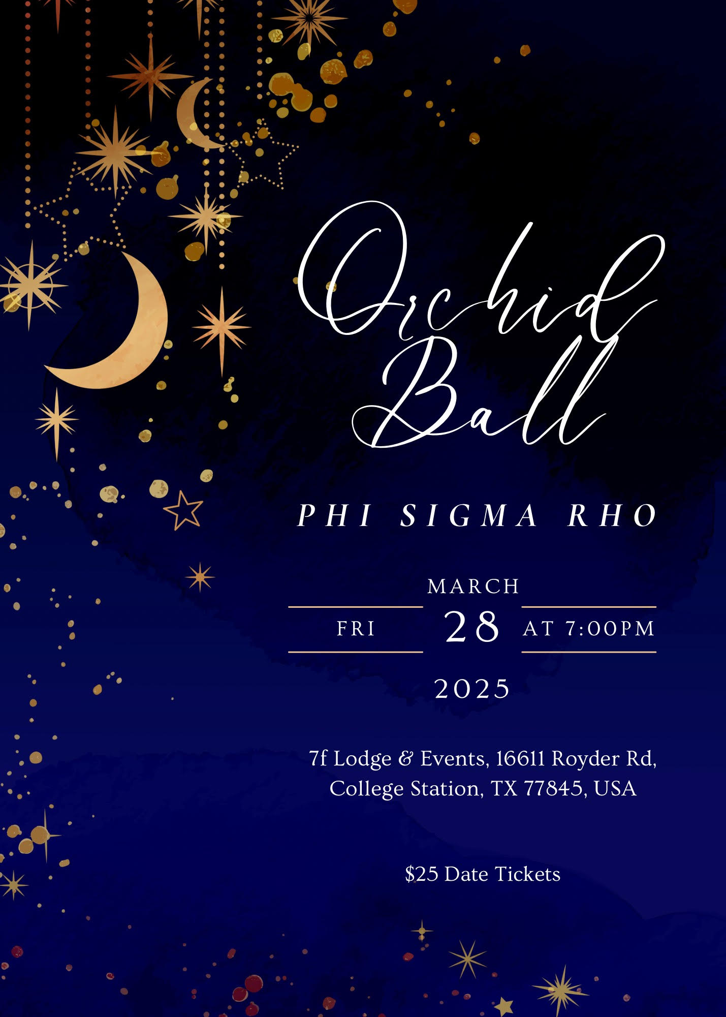 Orchid Ball Date Tickets