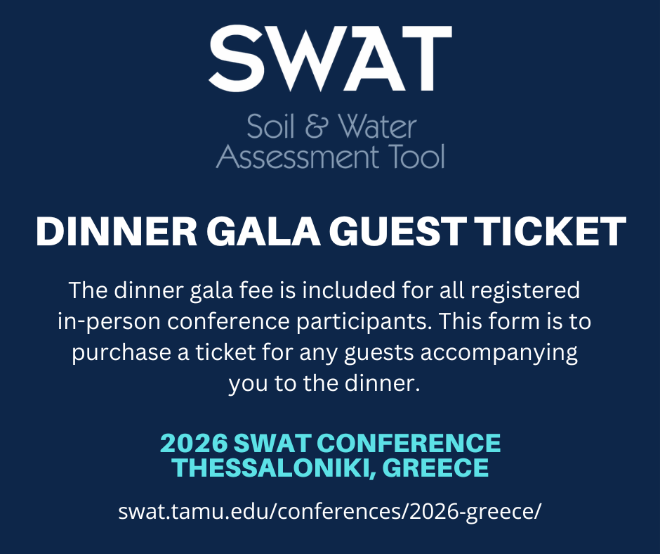 Dinner Gala Guest Ticket for the 2026 SWAT Conference in Greece