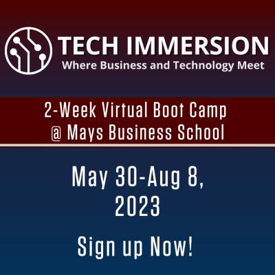 Tech Immersion for Business Students