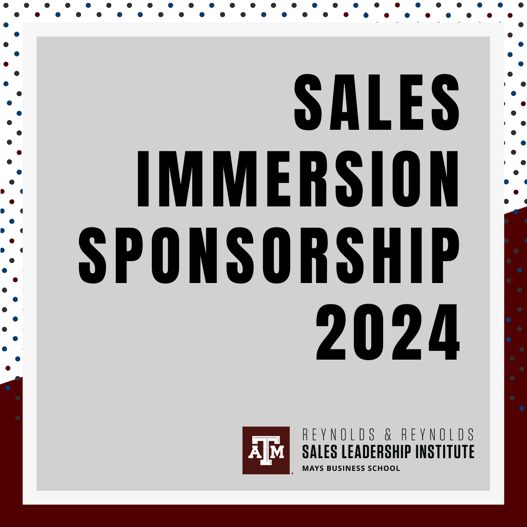 Sales Immersion Sponsorship 2024