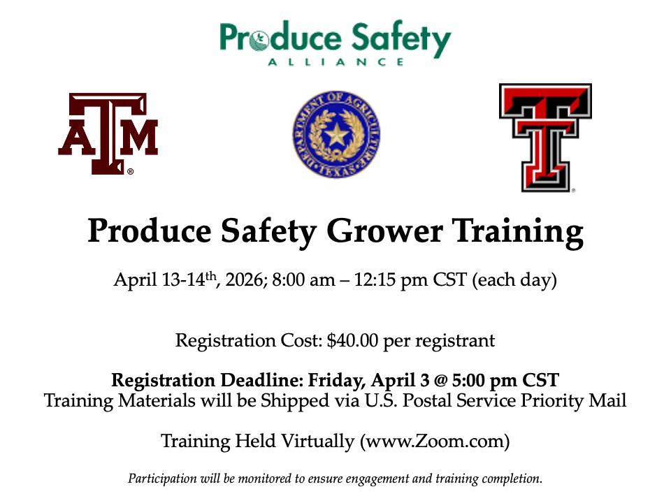 Produce Safety Growers Training