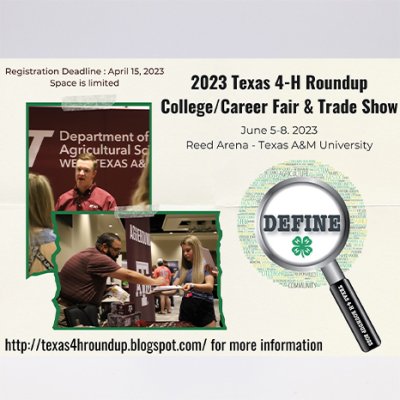 Texas 4-H Roundup - College Career Fair/Trade Show