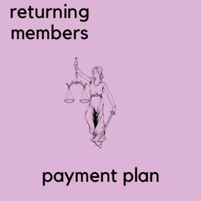 Dues - Returning Members (Payment Plan)