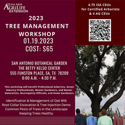 2023 Tree Management Workshop (January 19, 2023)
