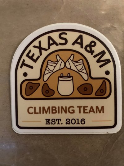Climbing Team Sticker (small)